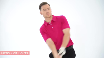 Mens Ultra Stretch Dry Fit Performance Designed Collared Polo Shirts