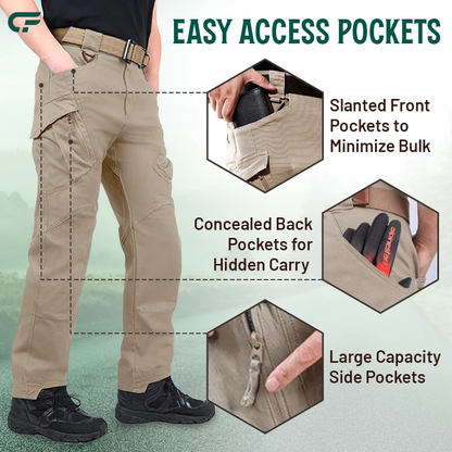 Unisex Flex Stretch Tactical Waterproof Pants