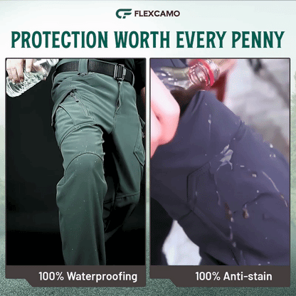 Unisex Flex Stretch Tactical Waterproof Pants
