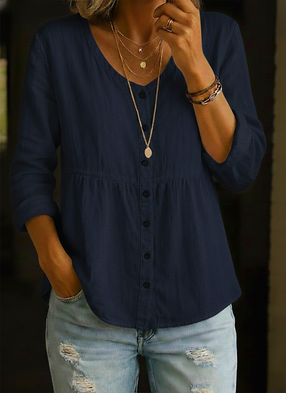 CLEARANCE SALE🔥Women's Linen And Cotton Shirt